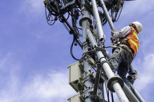 Telecommunications tower technician