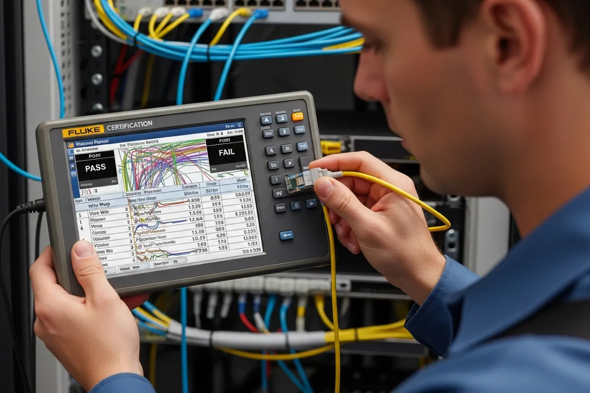 Network cable testing and certification